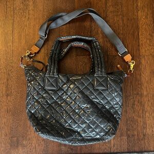 MZ Wallace Gray Lacquer Small Sutton Deluxe